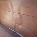 Broken Wood Grain Look Garage Roller Door