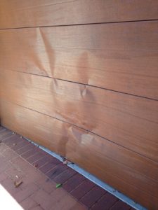 Broken Wood Grain Look Garage Roller Door
