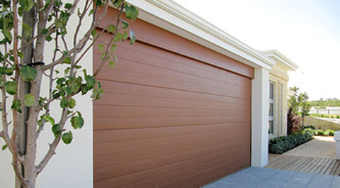 Brown Colour Roller Garage Door