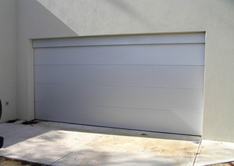 White Panel Garage Roller Door