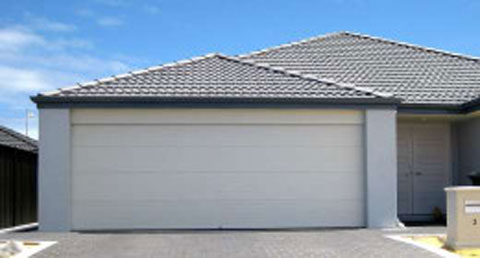 White Garage Door