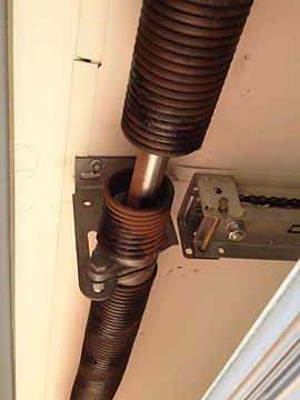 Broken Rusty Garage Roller Door Springs